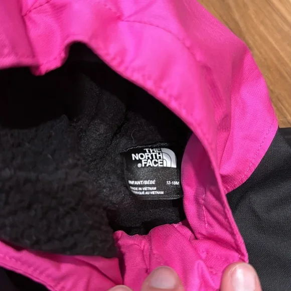 The north face infant girl toddler light coat jacket pink